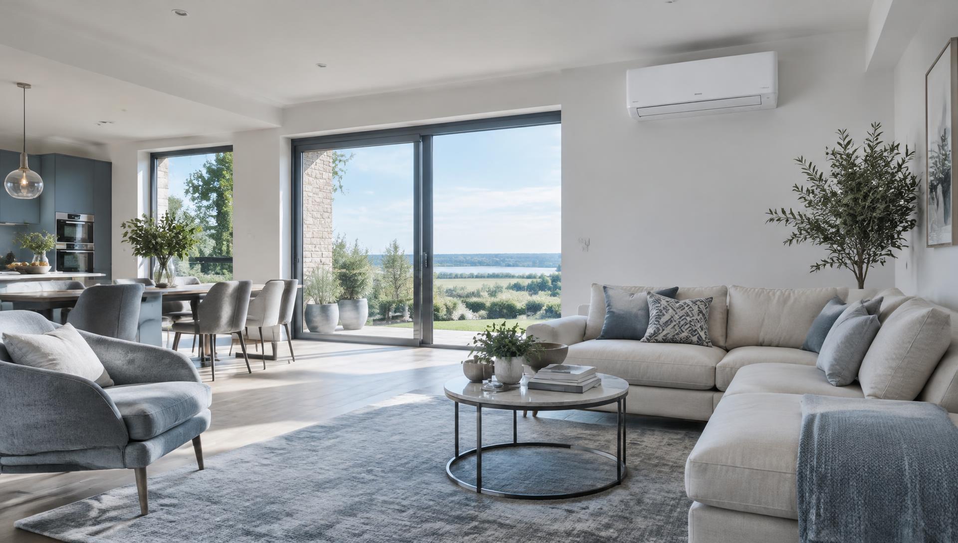 A modern home with discreet air conditioning